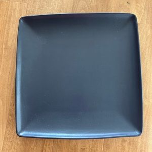Dark Gray Ceramic Platter